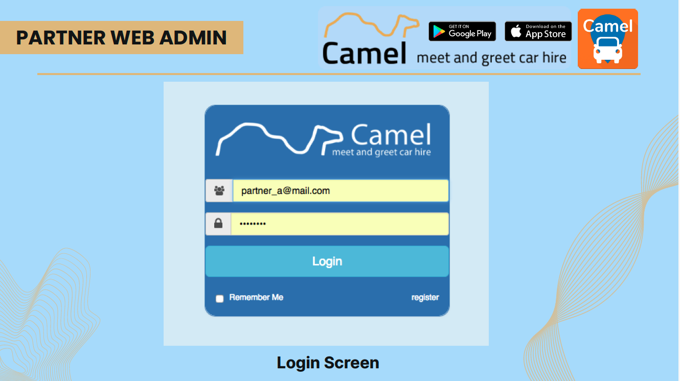 Partner app confirmation and feedback screens
